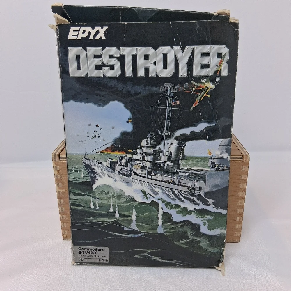 Commodore C64 128 Destroyer By EPYX Computer Game Diskette #14707D 1986